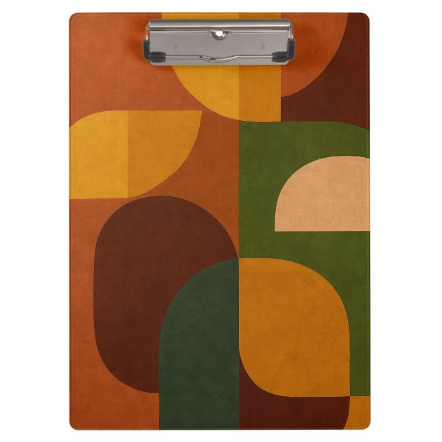 Mid-Century Modern Abstract Composition Clipboard (Front)