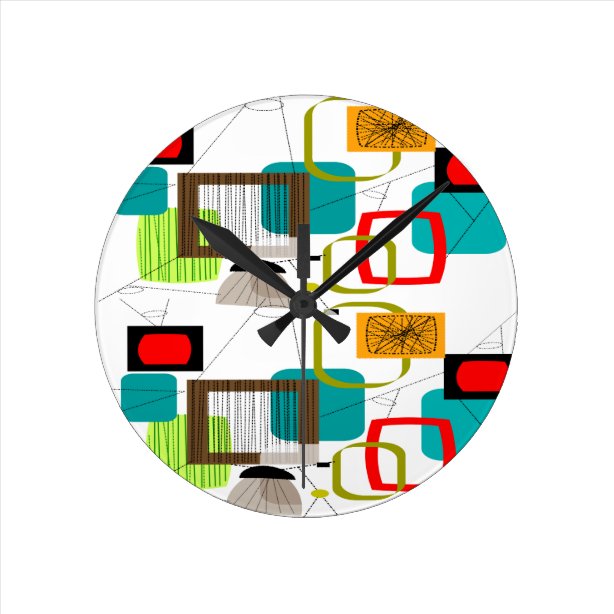 Funky Wall Clocks Zazzle