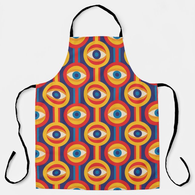 Mid-century modern: abstract geometric. apron (Front)