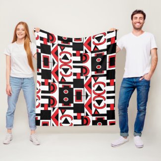 Mid Century Modern Abstract Geometric Contemporary
