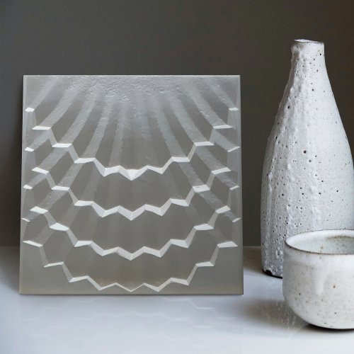 Mid_Century Modern Abstract Geometric Symmetry Ceramic Tile