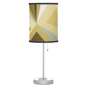 Mid Century Modern Abstract Gold Table Lamp