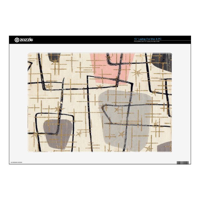 Mid Century Modern Abstract Laptop Skin (Product)