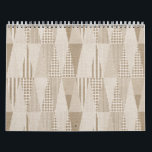 Mid Century Modern Abstract Neutral Print Calendar<br><div class="desc">Check out www.zazzle.com/Sweetbriar_Drive for so many other beautiful styles,  items & colors! © SweetbriarDrive 2014. Do not copy.</div>