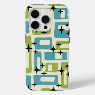 Mid Century Modern Abstract Pattern iPhone 15 Pro Case