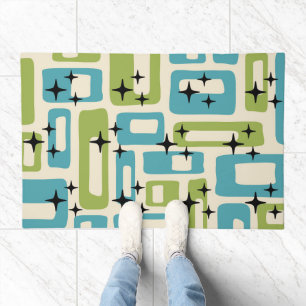 Mid Century Modern Abstract Pattern Doormat
