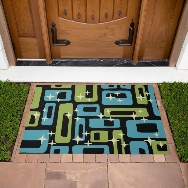 Mid Century Modern Abstract Pattern Doormat (Outdoor)