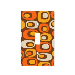Mid-Century Modern Abstract Pattern Light Switch Cover