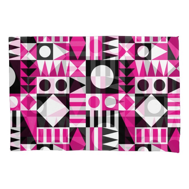 Mid-century modern abstract pattern. pillow case (Front)