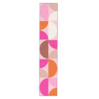 Mid Century Modern Abstract Pattern Pink Orange