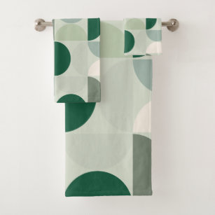 Set of 3 Sage Green Polka Dot Elsie Tea Towels