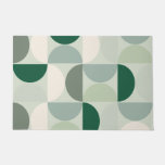 Mid Century Modern Abstract Pattern Sage Green Doormat at Zazzle