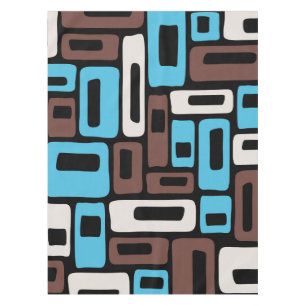 Mid Century Modern Abstract Pattern Tablecloth
