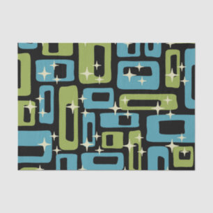 Mid Century Modern Abstract Pattern Tissue Paper