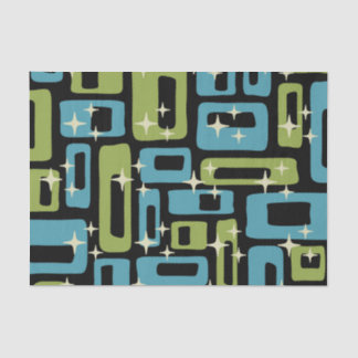 Mid Century Modern Abstract Pattern Tissue Paper