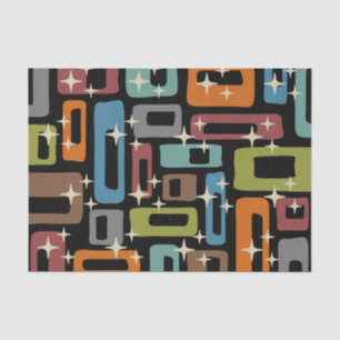 Mid-Century Modern Abstract Pattern Tissue Paper