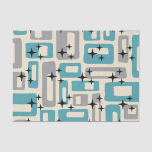 Mid Century Modern Abstract Pattern Tissue Paper