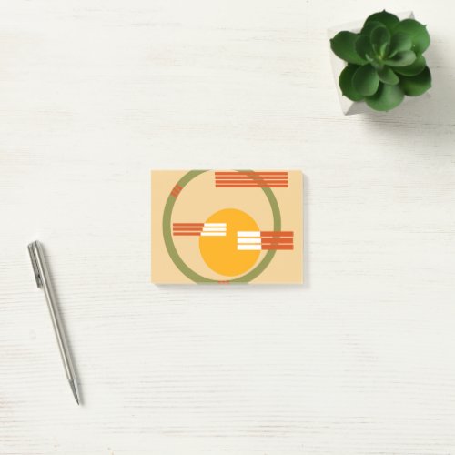 Mid_Century Modern Abstract  Post_it Notes