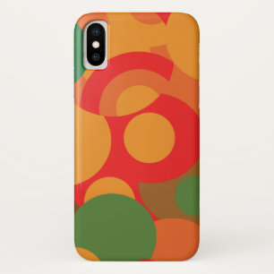 Mid Century Modern Abstract Retro art iPhone X Case