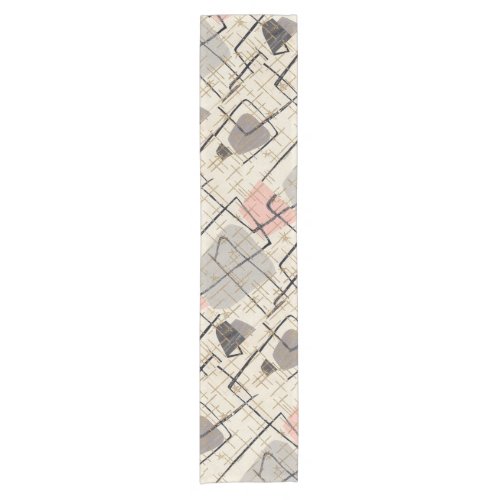 Mid Century Modern Abstract Table Runner