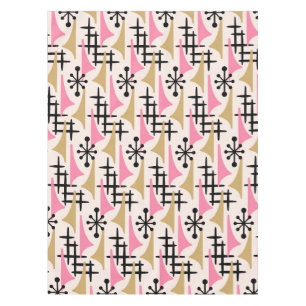 Mid Century Modern Abstract Tablecloth