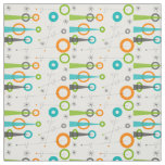 Mid-Century Modern Abstract &amp; Triangles Fabric