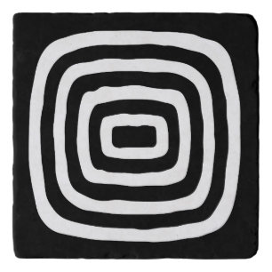 Mid Century Modern Abstract Trivet