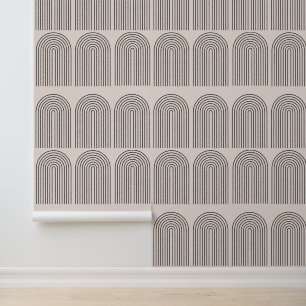 Mid century Modern Arch Wallpaper