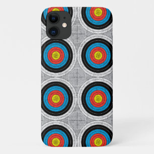 Mid Century Modern Archery Targets Pattern iPhone 11 Case