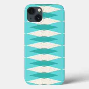 Mid Century Modern Argyle iPhone iPad Case