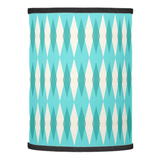 Mid Century Modern Argyle Lamp Shade (Left)
