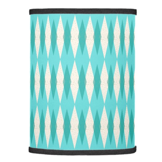 Mid Century Modern Argyle Lamp Shade (Right)