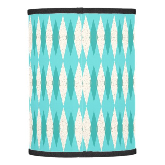 Mid Century Modern Argyle Lamp Shade (Back)