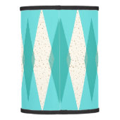 Mid Century Modern Argyle Lamp Shade (Back)