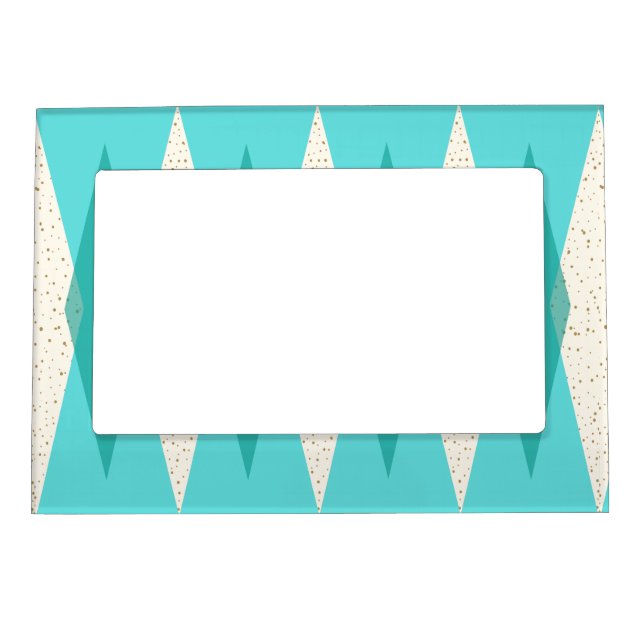 Mid Century Modern Argyle Magnetic Frame (Front)