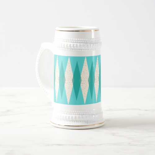 Mid Century Modern Argyle Stein