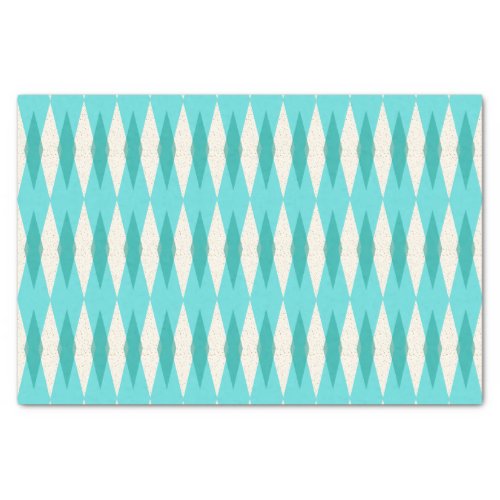 Mid Century Modern Argyle Tissue Paper