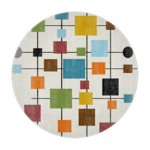 Mid-Century Modern Art 1.3 Cutting Board