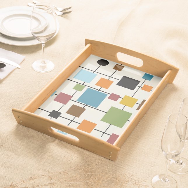 Mid-Century Modern Art 1.3 Serving Tray (Front)