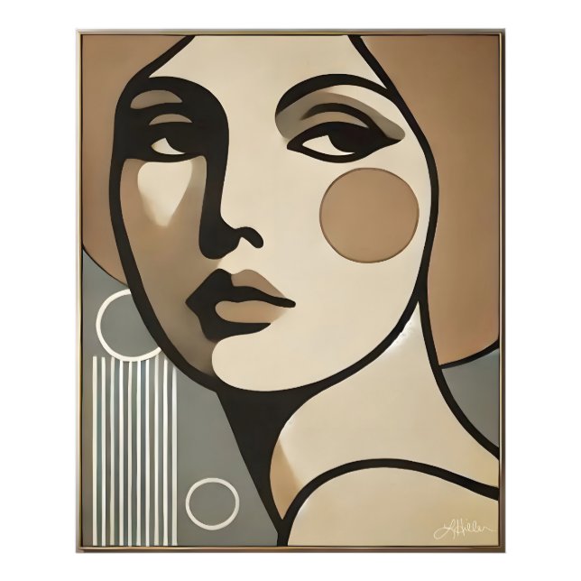Mid Century Modern Art The Glance Mid Century Mode Photo Print (Front)
