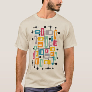 Mid Century Modern Atomic Abstract T-Shirt