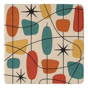 Mid Century Modern Atomic Abstract Trivet