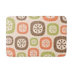 Mid Century Modern Atomic Age Bath Mat