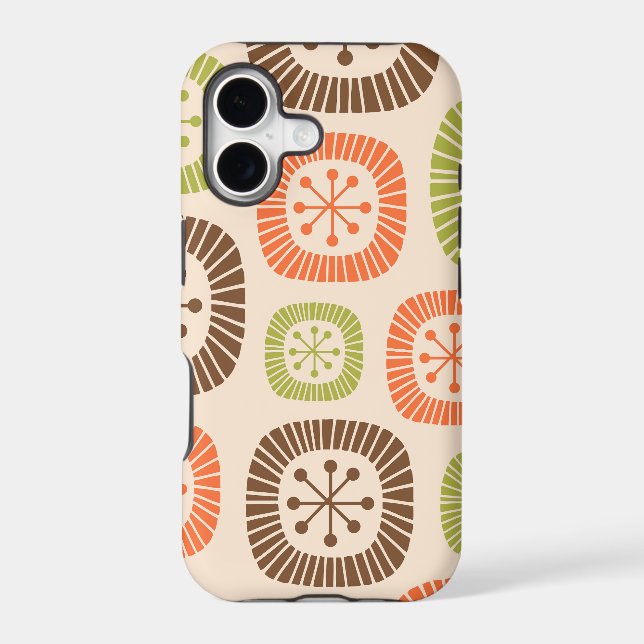 Mid Century Modern Atomic Age Case-Mate iPhone Case (Back)