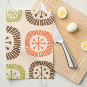 Mid Century Modern Atomic Age Kitchen Towel