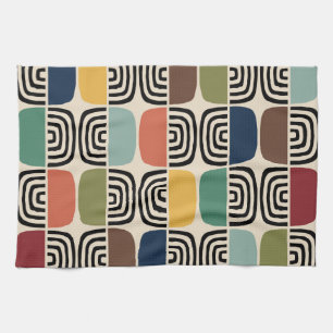 Mid Century Modern Atomic Age Kitchen Towel