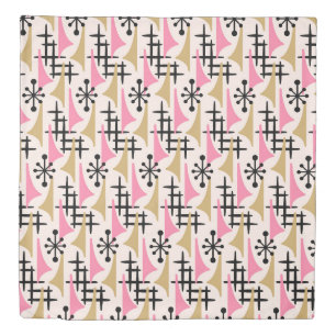Mid Century Modern Atomic Age Pattern Duvet Cover