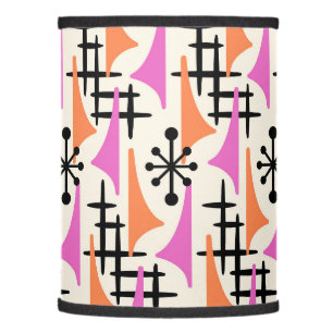 Mid-Century Modern Atomic Age Pattern Lamp Shade