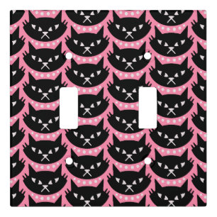 Mid Century Modern Atomic Cat Pattern Light Switch Cover