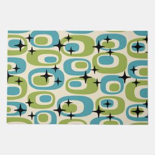 Mid Century Modern Atomic Pattern Doormat